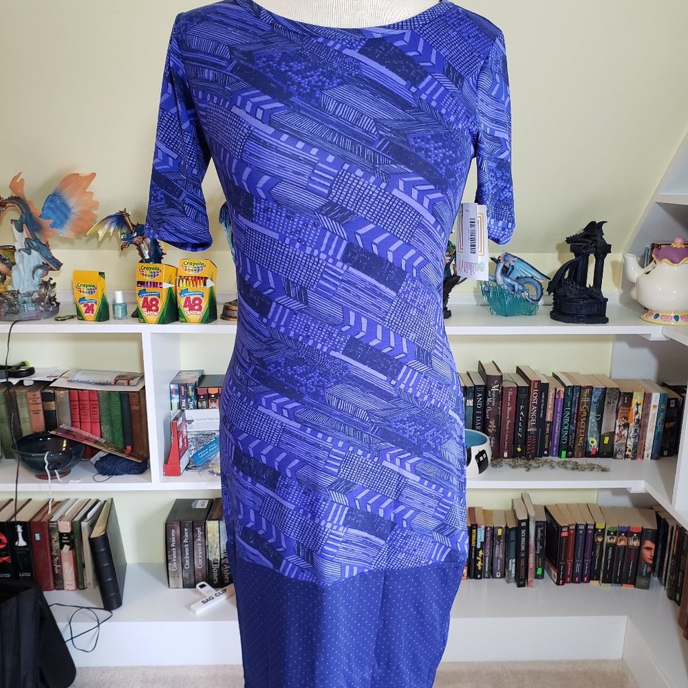 Lularoe Dipped Julia Dress XS NWT